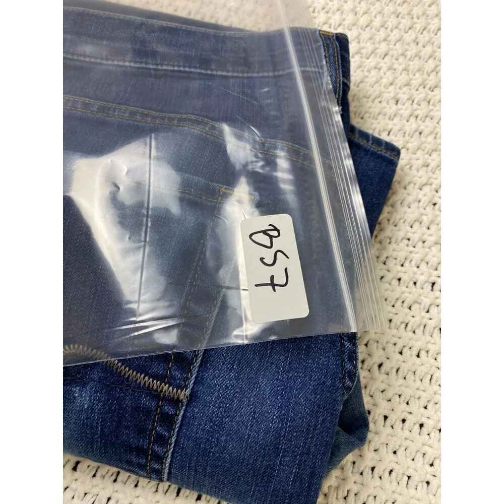 7 For All Mankind The Straight Leg Jeans Men Size 31 Medium Wash Denim Classic‎